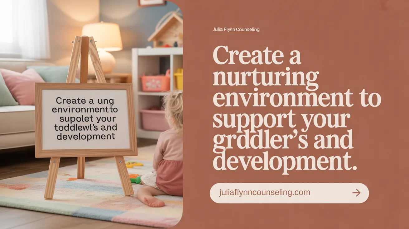 Create a nurturing environment to boost your toddler's development