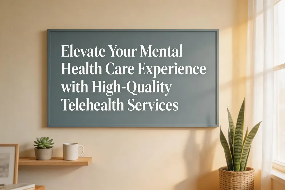 Elevate Your Mental Health Care Experience with High-Quality Telehealth Services