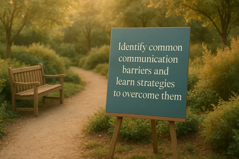 Identify common communication barriers and learn strategies to overcome them.
