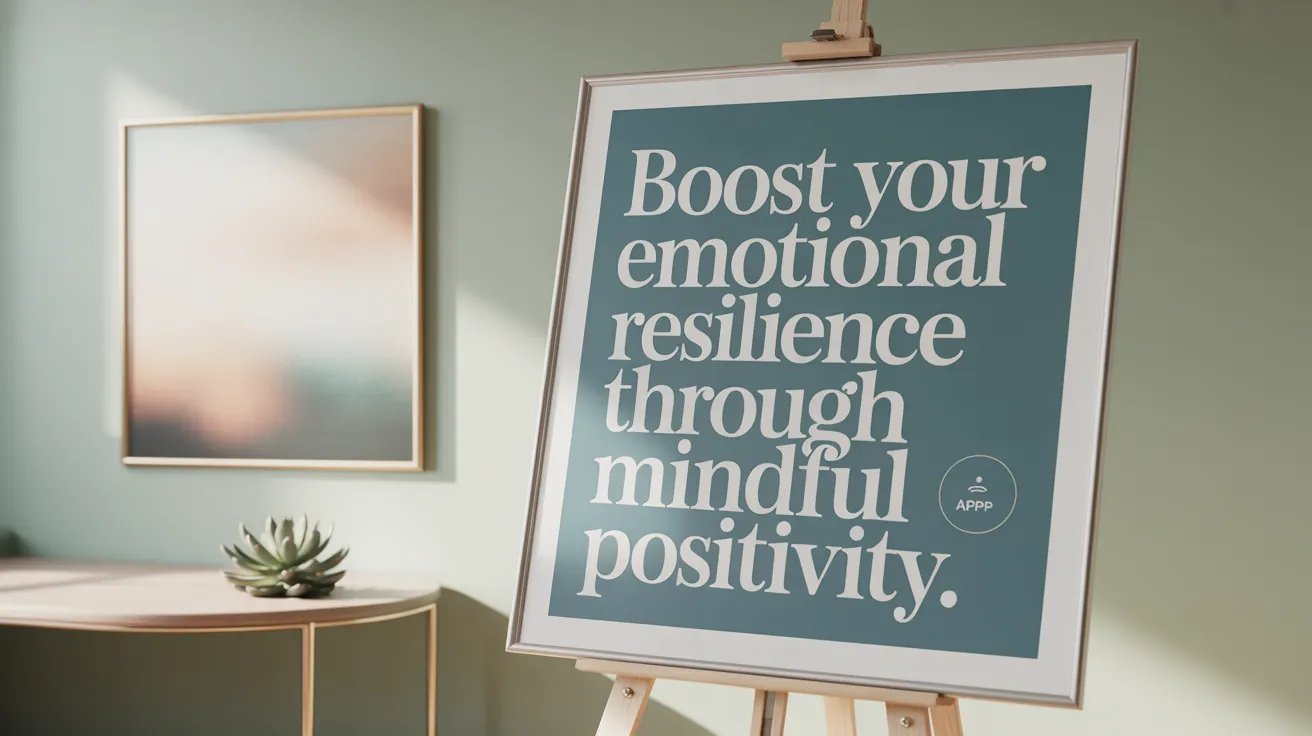 Boost Your Emotional Resilience Through Mindful Positivity
