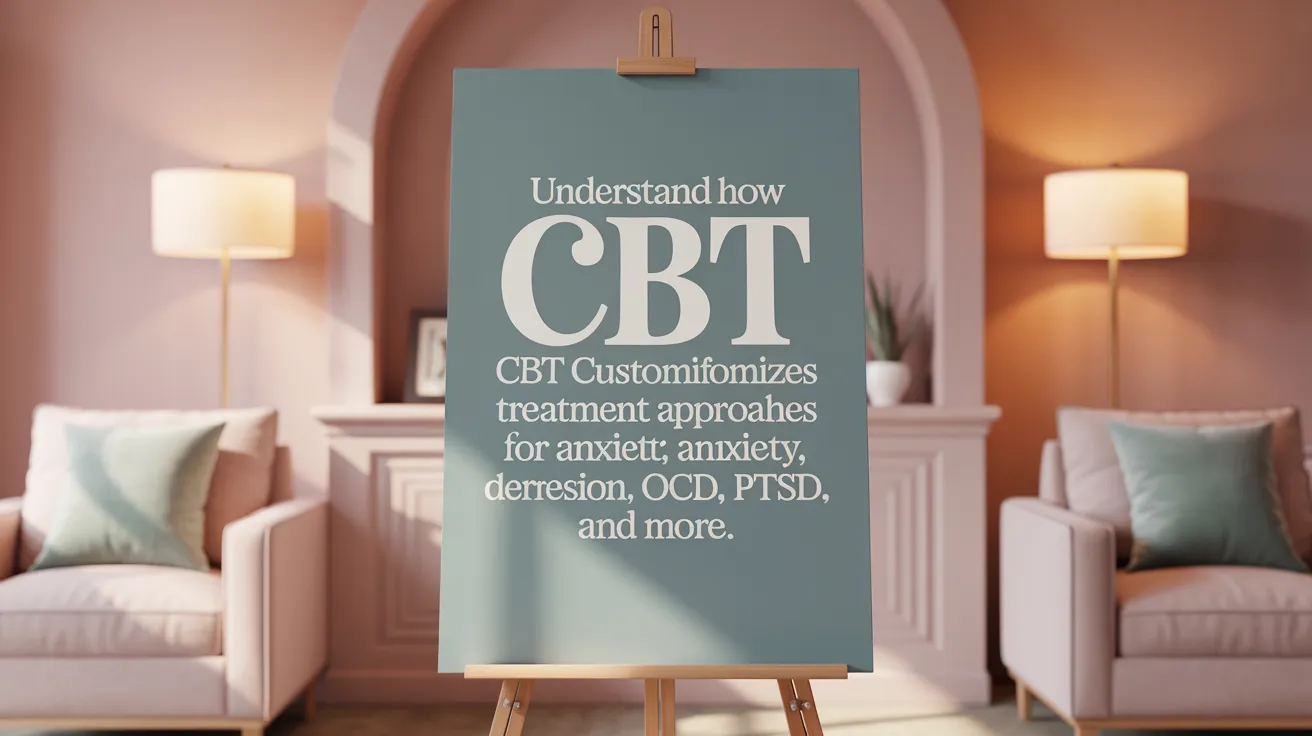 Understand how CBT customizes treatment approaches for anxiety, depression, OCD, PTSD, and more.