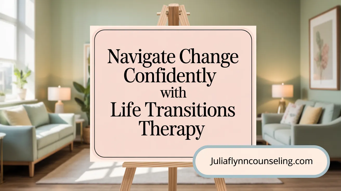 Navigate Change Confidently with Life Transitions Therapy