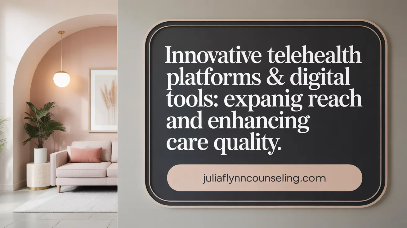 Innovative Telehealth Platforms & Digital Tools: Expanding Reach and Enhancing Care Quality