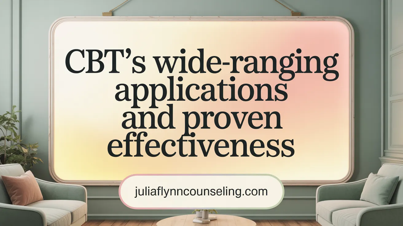 CBT's Wide-Ranging Applications and Proven Effectiveness