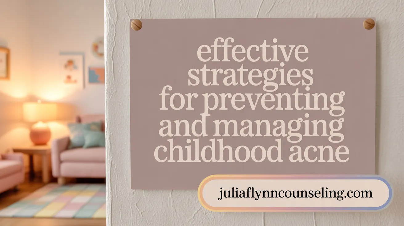 Effective Strategies for Preventing and Managing Childhood Acne