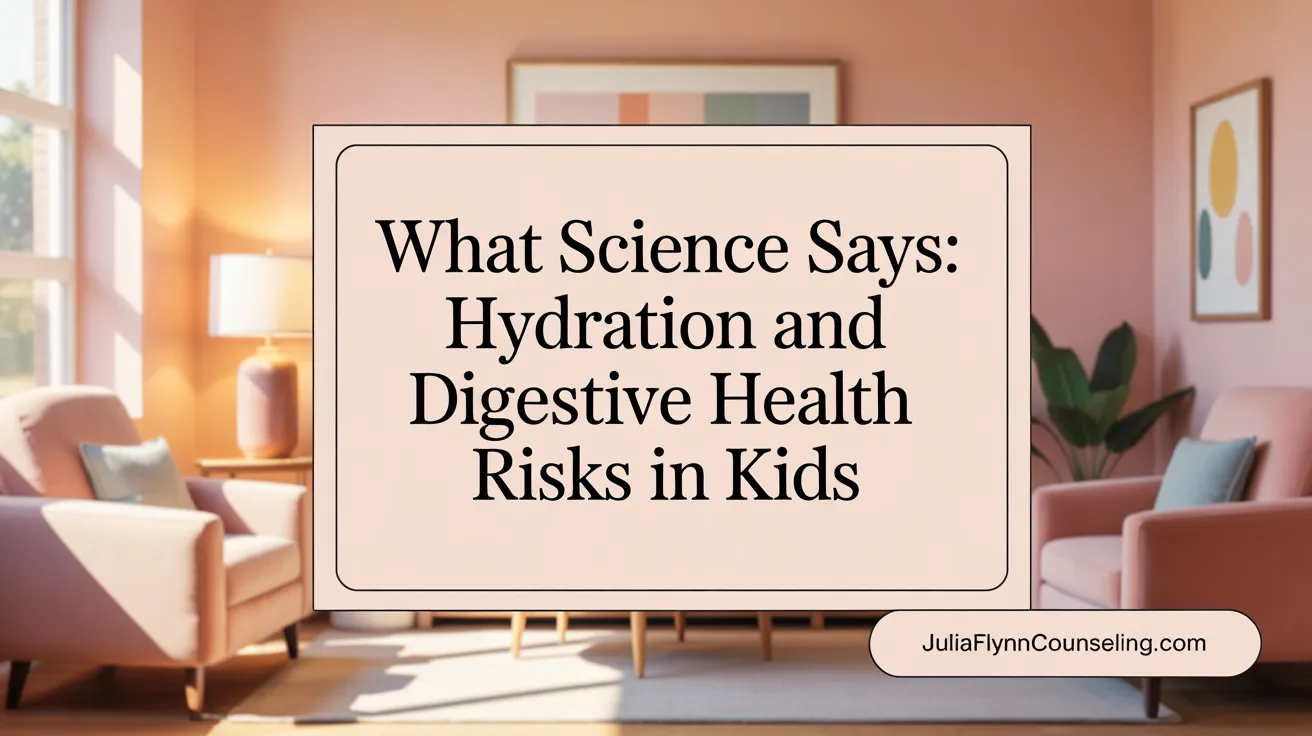 What Science Says: Hydration and Constipation Risks in Kids