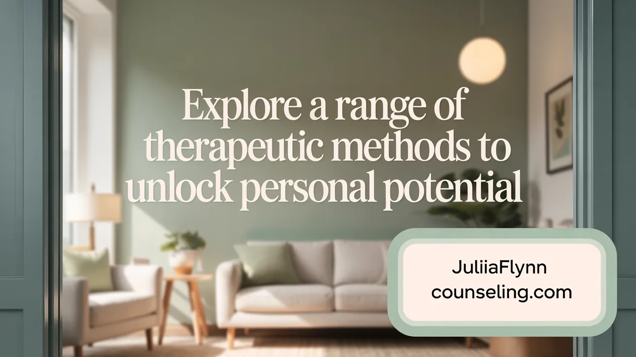 Explore a Range of Therapeutic Methods to Unlock Personal Potential
