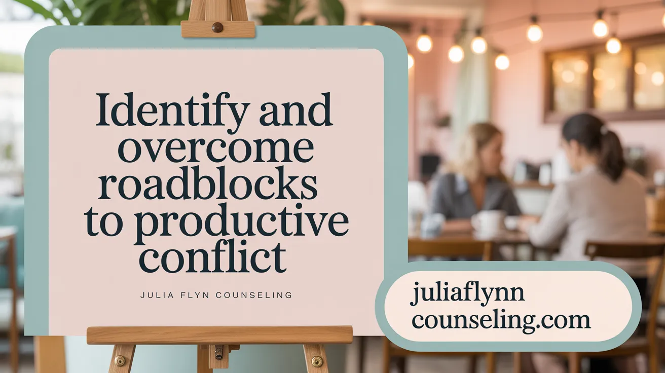 Identify and Overcome Roadblocks to Productive Conflict