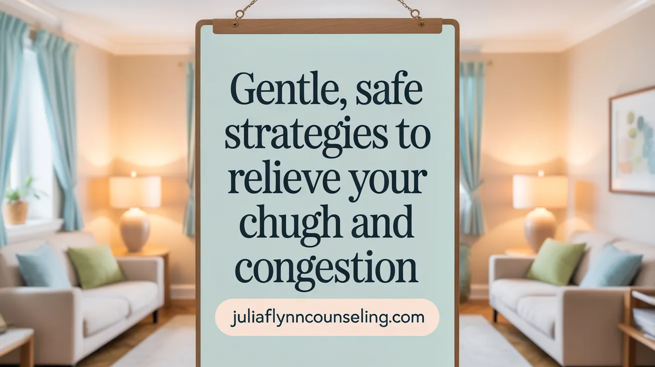 Gentle, Safe Strategies to Relieve Your Child's Cough and Congestion