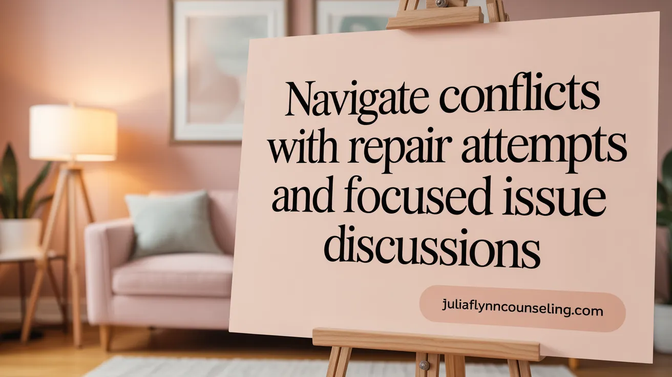 Navigate Conflicts with Repair Attempts and Focused Issue Discussions
