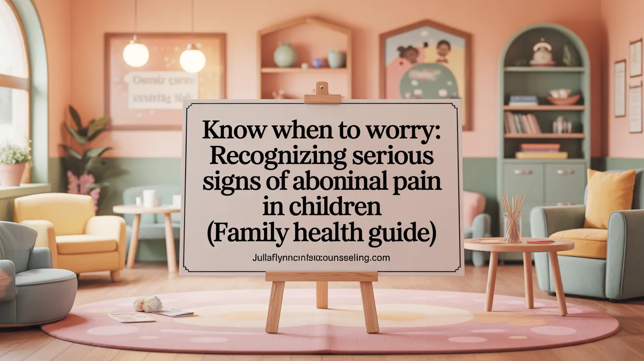 Know When to Worry: Recognizing Serious Signs of Abdominal Pain in Children