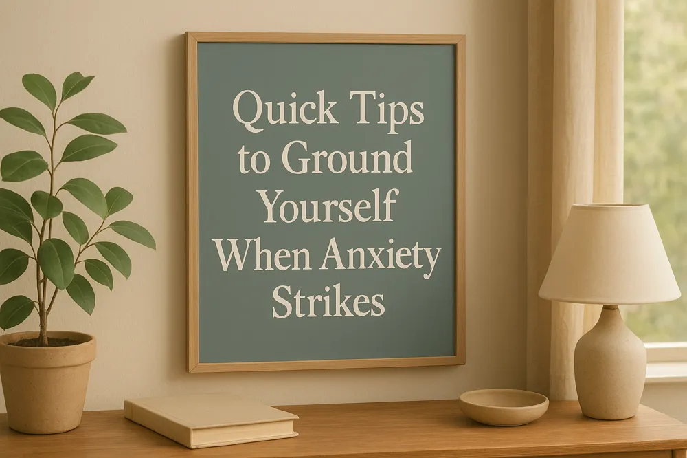 Quick Tips to Ground Yourself When Anxiety Strikes