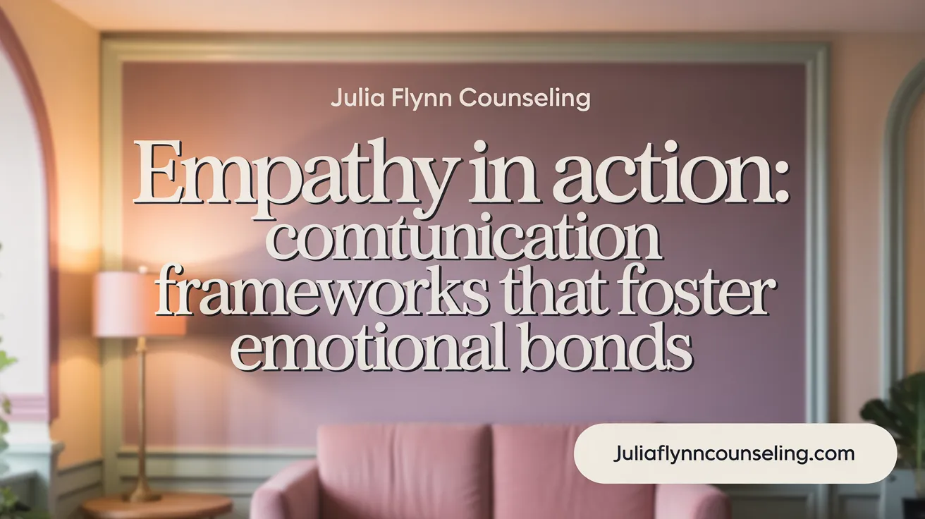 Empathy in Action: Communication Frameworks that Foster Emotional Bonds