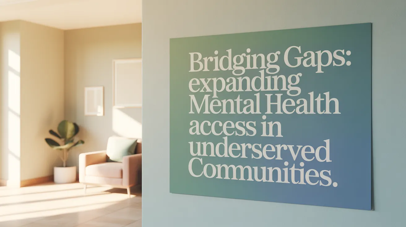 Bridging Gaps: Expanding Mental Health Access in Underserved Communities