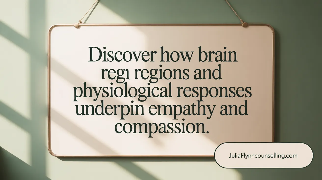 Discover how brain regions and physiological responses underpin empathy and compassion.
