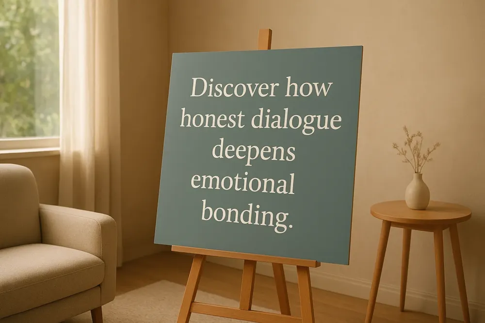 Discover how honest dialogue deepens emotional bonding.