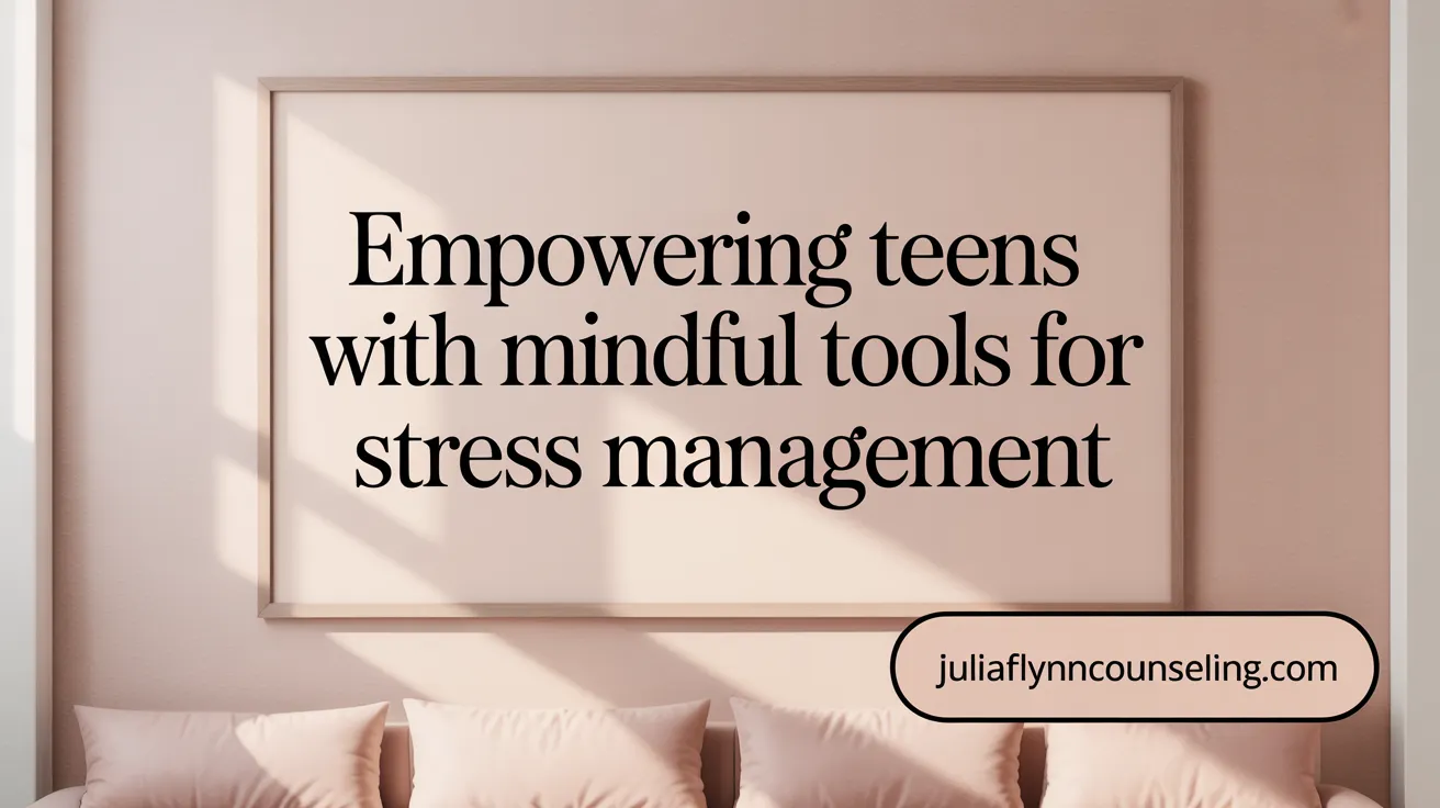Empowering teens with mindful tools for stress management