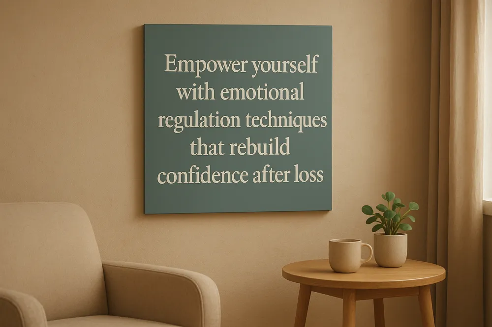 Empower yourself with emotional regulation techniques that rebuild confidence after loss.