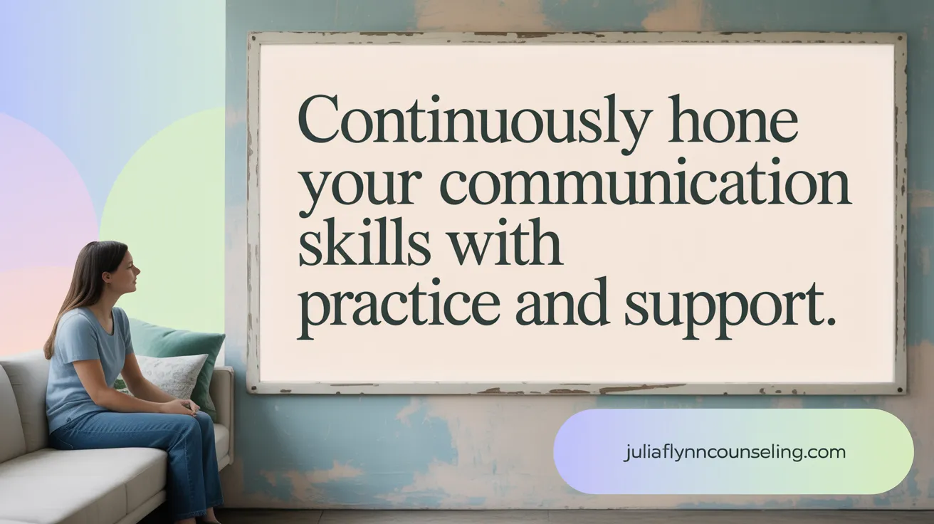 Continuously Hone Your Communication Skills with Practice and Support