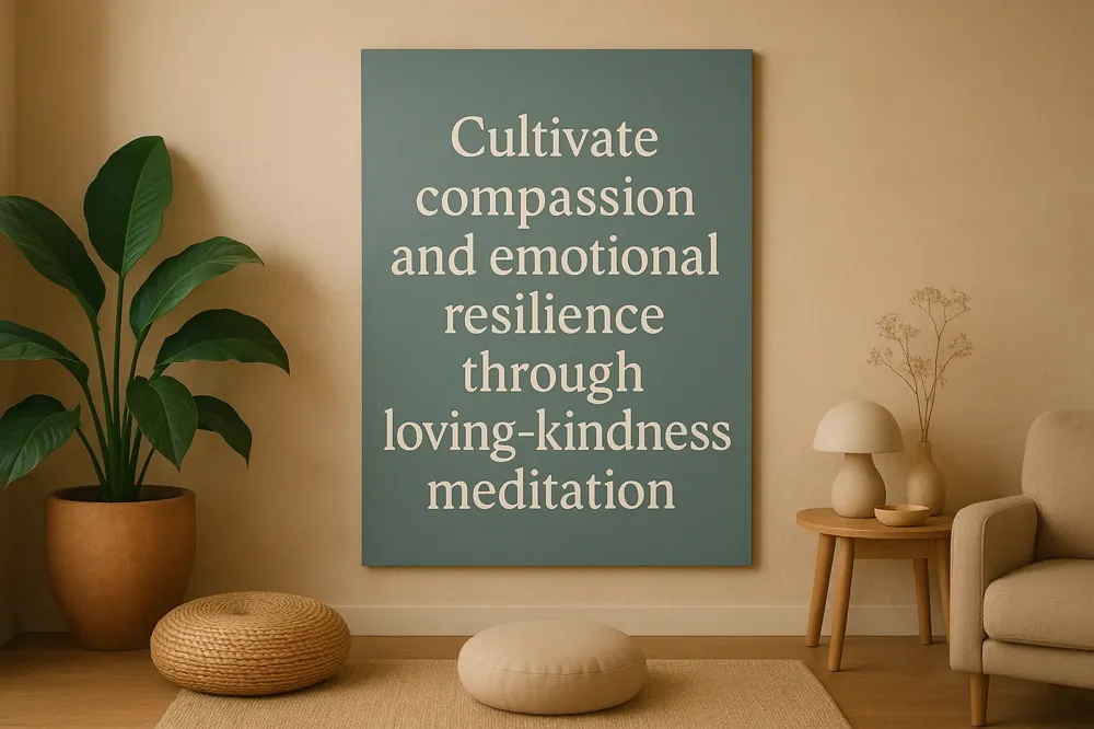 Cultivate compassion and emotional resilience through loving-kindness meditation
