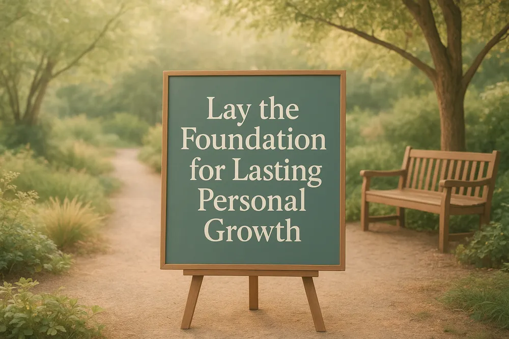 Lay the Foundation for Lasting Personal Growth