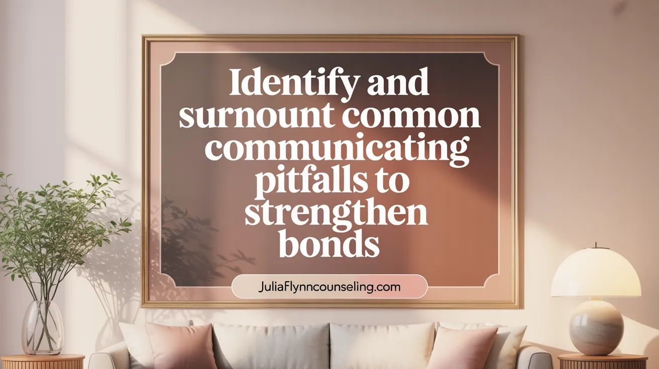 Identify and surmount common communication pitfalls to strengthen bonds.