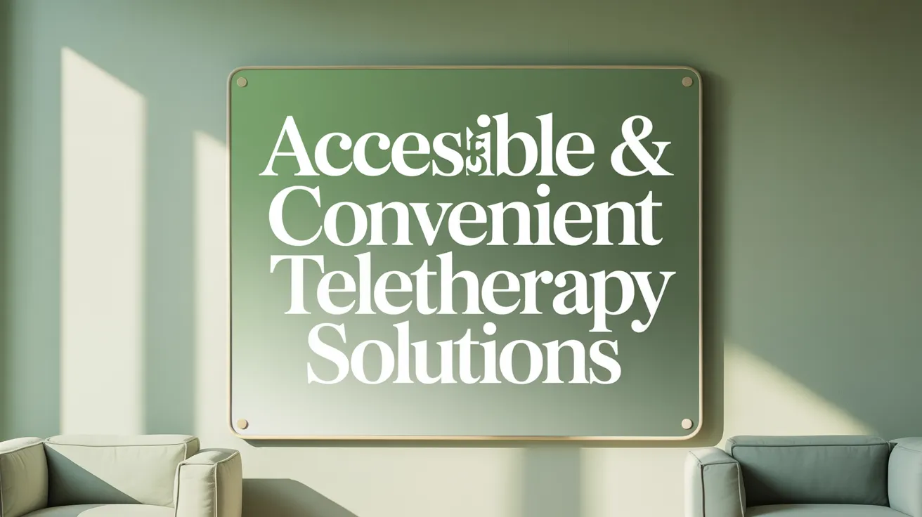 Accessible & Convenient Teletherapy Solutions