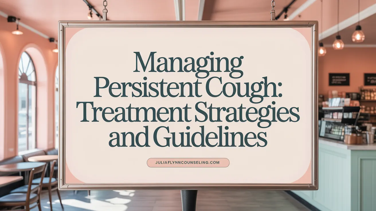 Managing Persistent Cough: Treatment Strategies and Guidelines