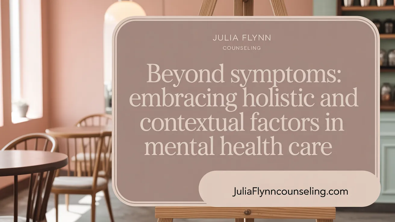 Beyond Symptoms: Embracing Holistic and Contextual Factors in Mental Health Care