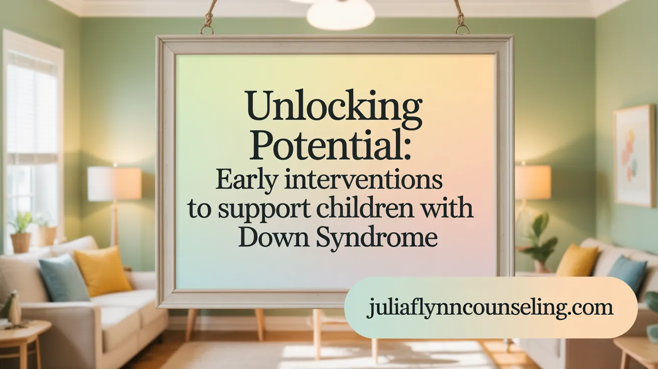 Unlocking Potential: Early Interventions for Children with Down Syndrome
