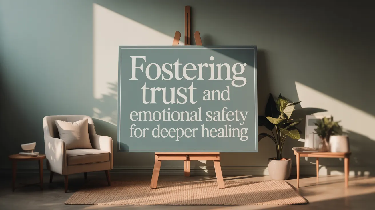 Fostering Trust and Emotional Safety for Deeper Healing