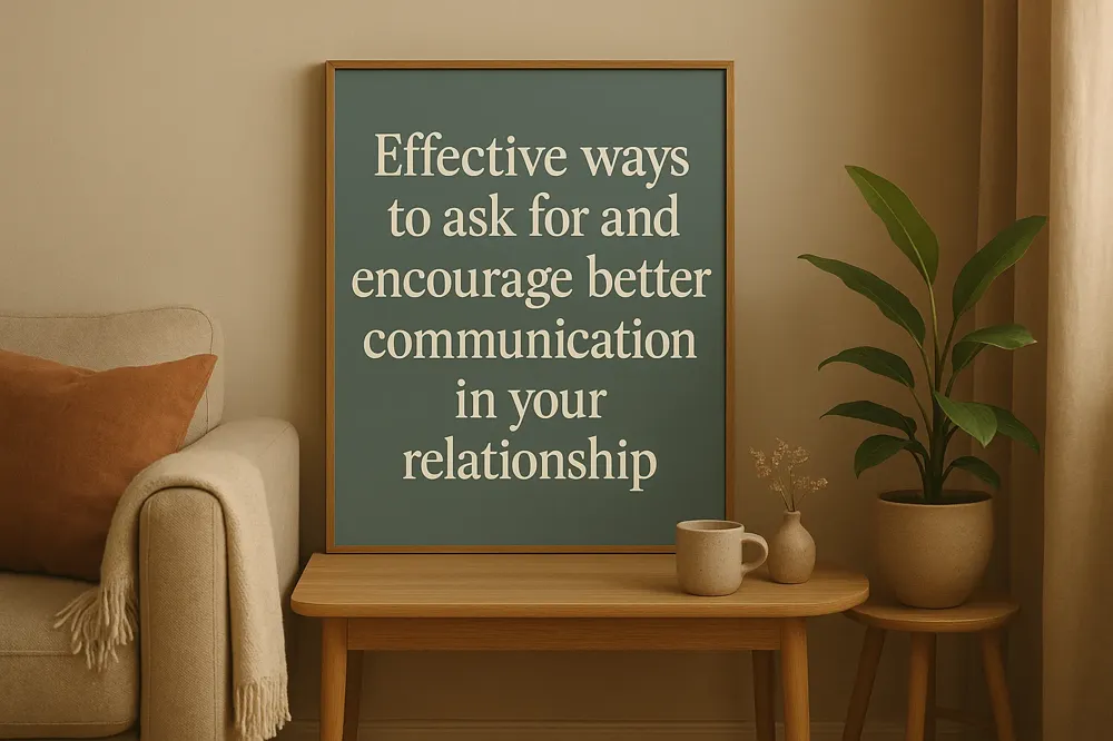 Effective ways to ask for and encourage better communication in your relationship.