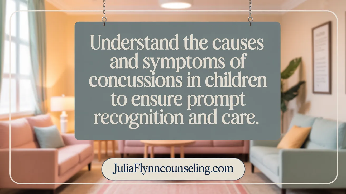 Understand the causes and symptoms of concussions in children to ensure prompt recognition and care.