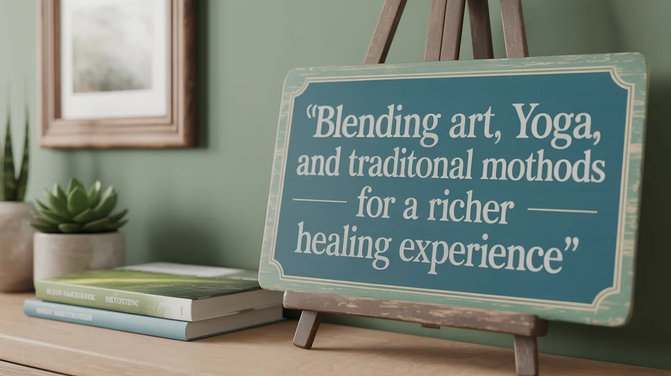 Blending Art, Yoga, and Traditional Methods for a Richer Healing Experience