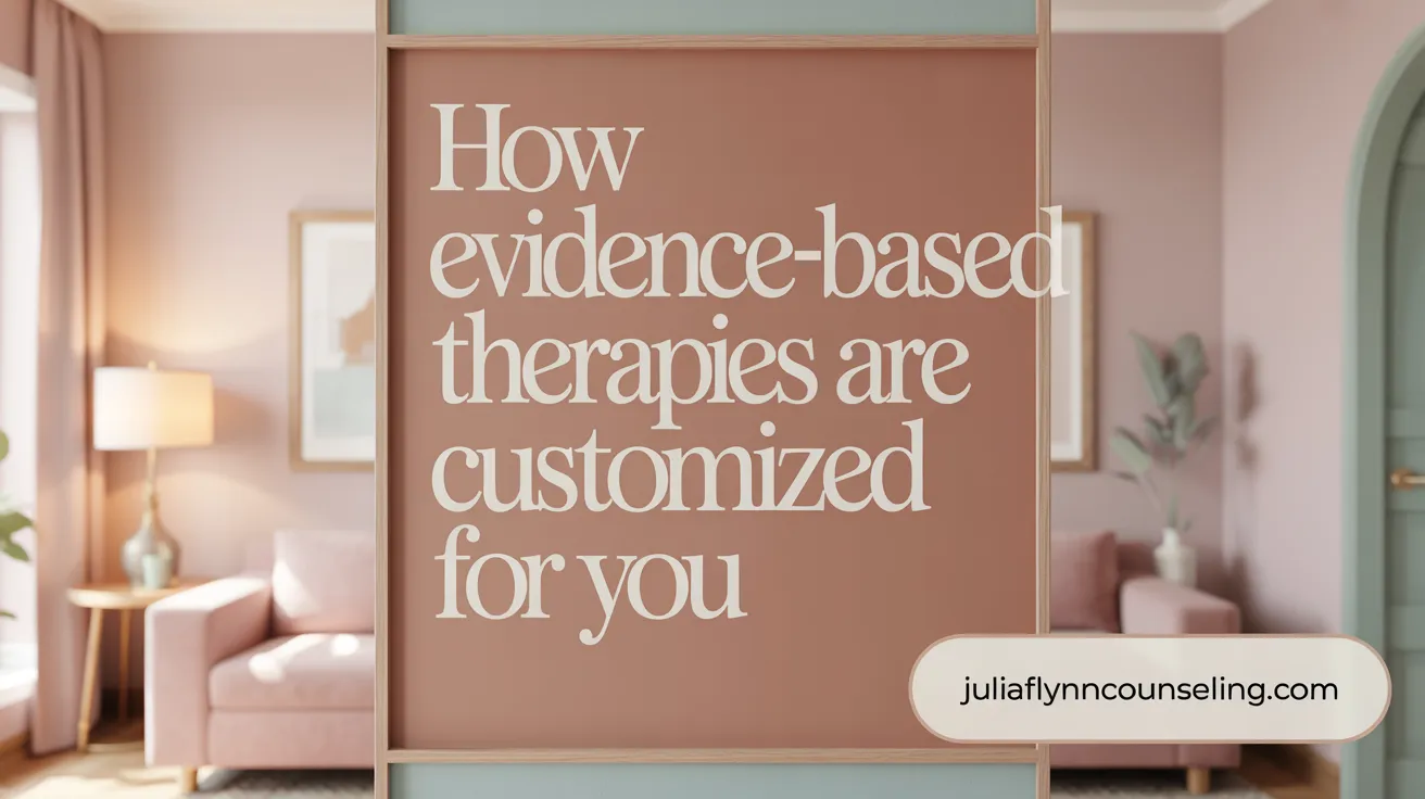 How Evidence-Based Therapies Are Customized for You