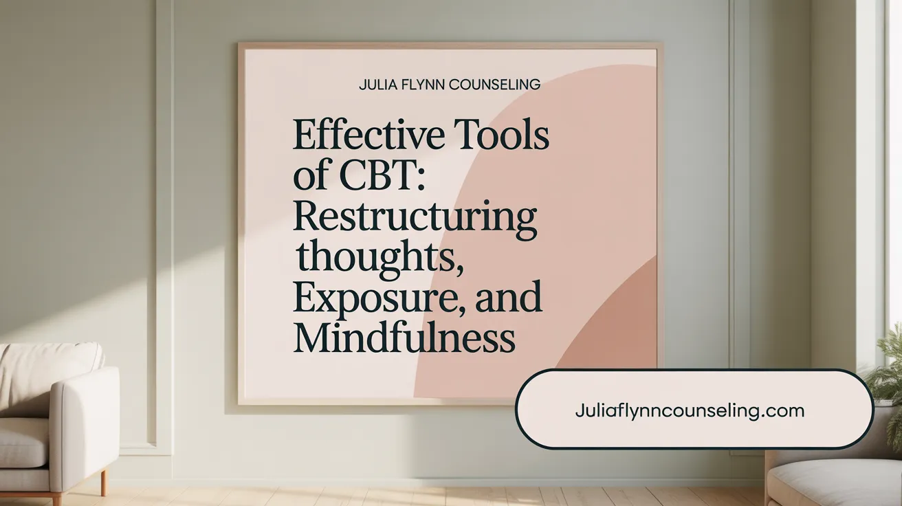 Effective Tools of CBT: Restructuring Thoughts, Exposure, and Mindfulness