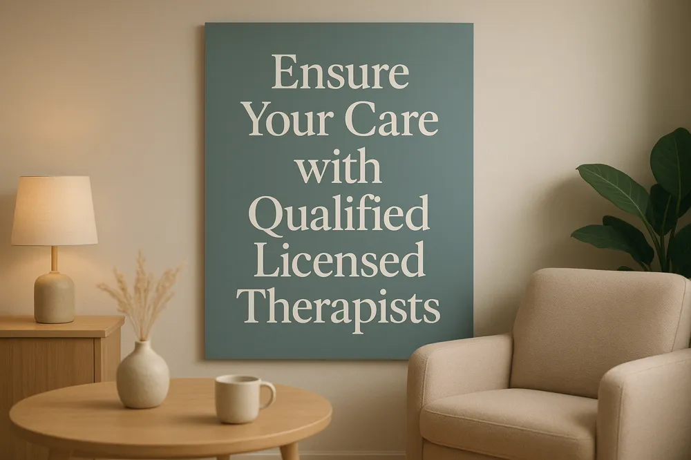 Ensure Your Care with Qualified Licensed Therapists