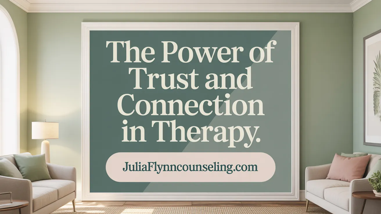 The Power of Trust and Connection in Therapy