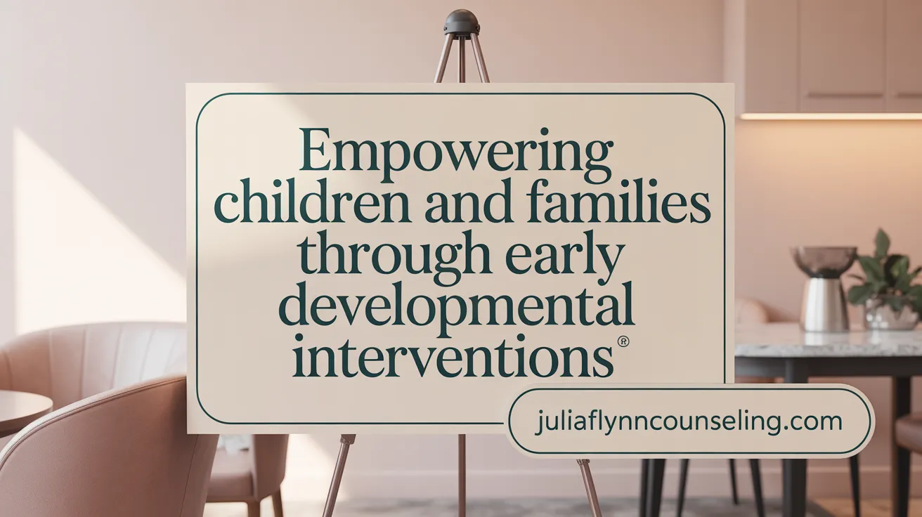 Empowering Children and Families Through Early Developmental Interventions