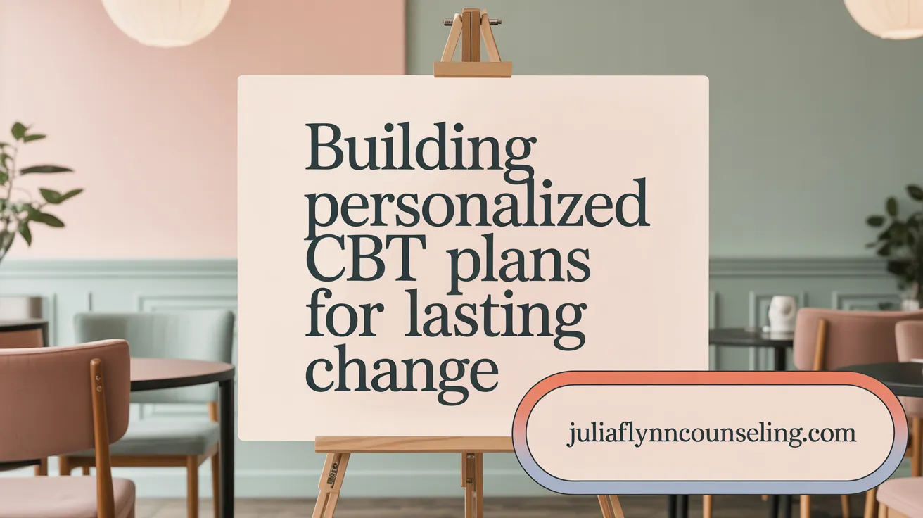 Building Personalized CBT Plans for Lasting Change