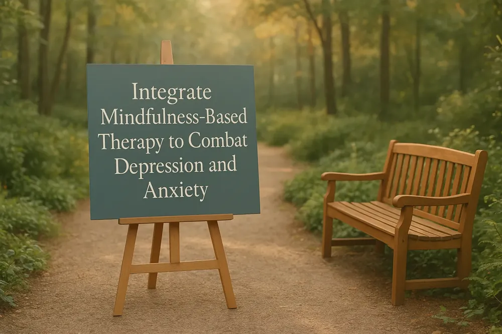 Integrate Mindfulness-Based Therapy to Combat Depression and Anxiety