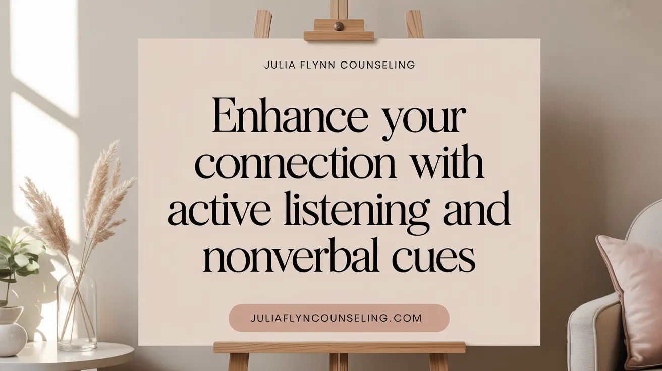 Enhance Your Connection with Active Listening and Nonverbal Cues