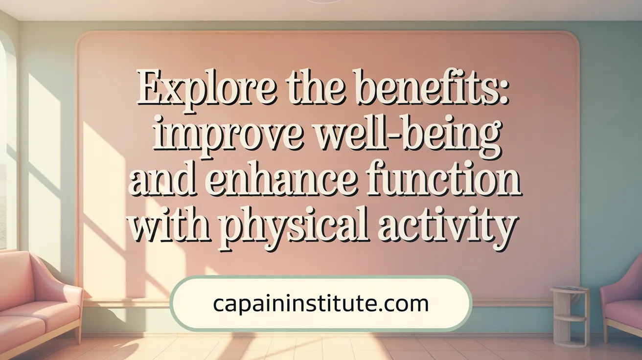 Explore the Benefits: Reduce Symptoms and Boost Function with Physical Activity