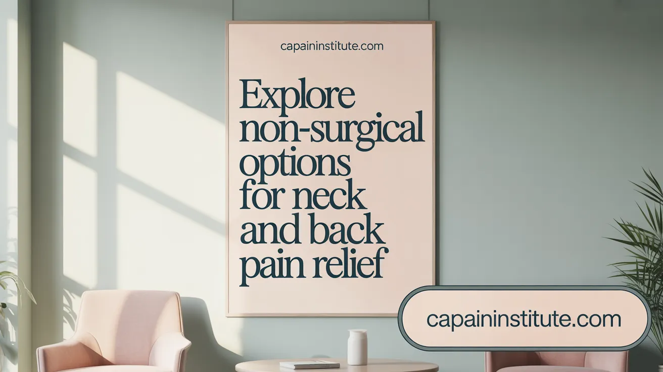Explore Non-Surgical Options for Neck and Back Pain Relief