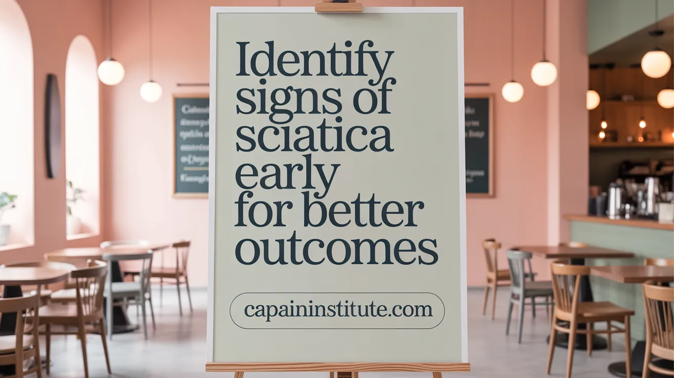 Identify Signs of Sciatica Early for Better Outcomes