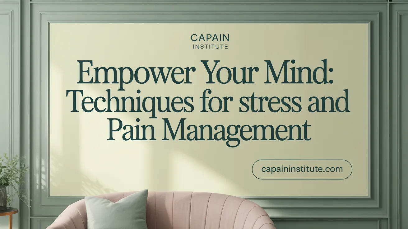 Empower Your Mind: Techniques for Stress and Pain Management