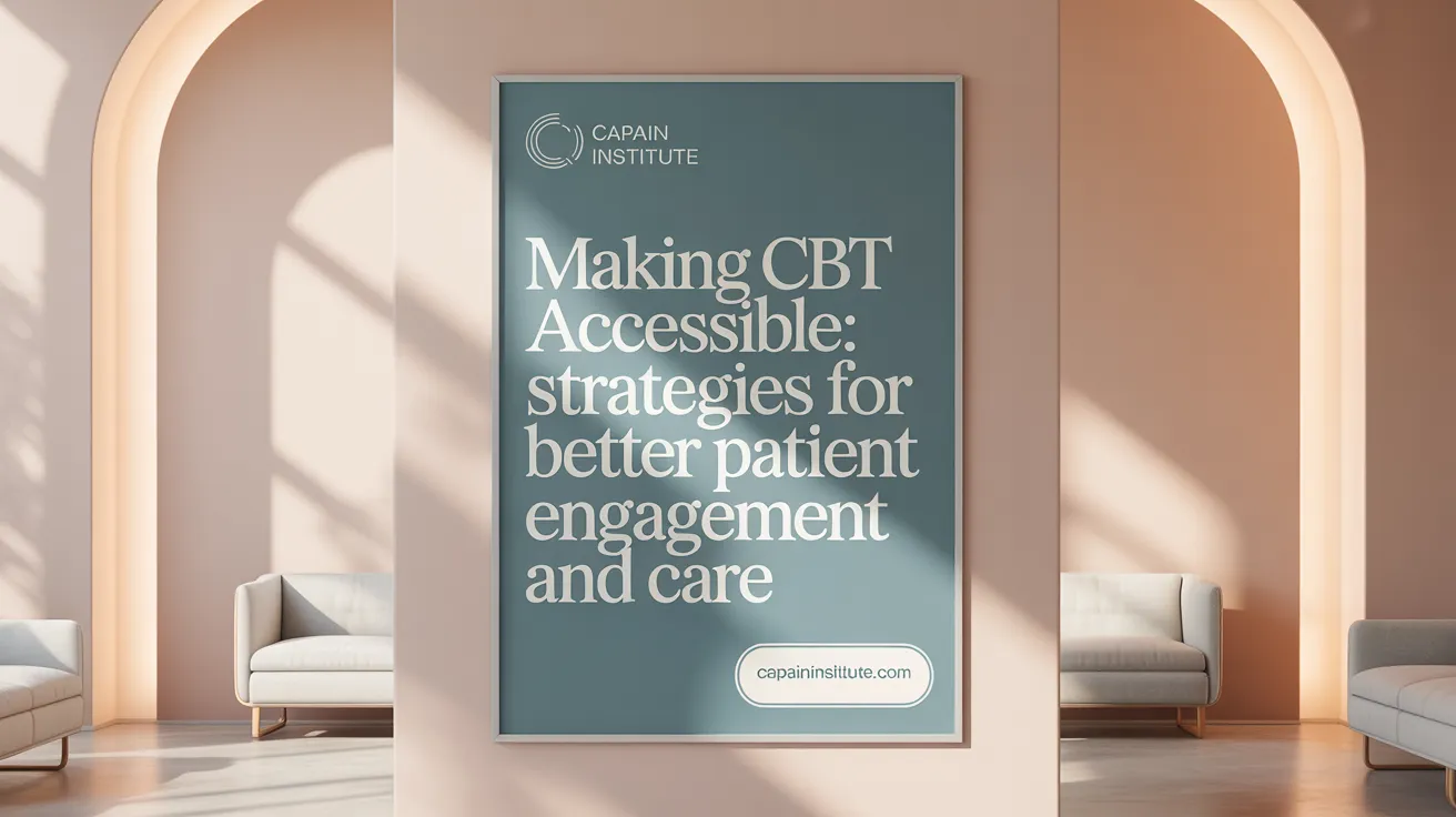 Making CBT Accessible: Strategies for Better Patient Engagement and Care