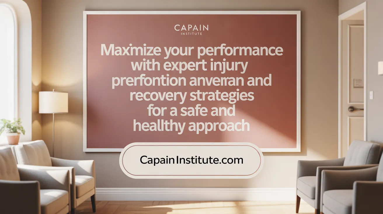 Maximize your performance with expert injury prevention and recovery strategies