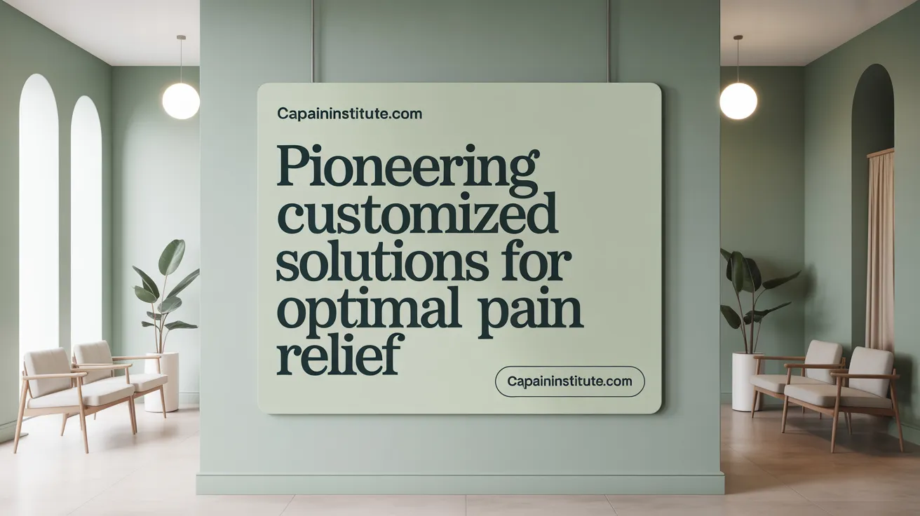 Pioneering Customized Solutions for Optimal Pain Relief