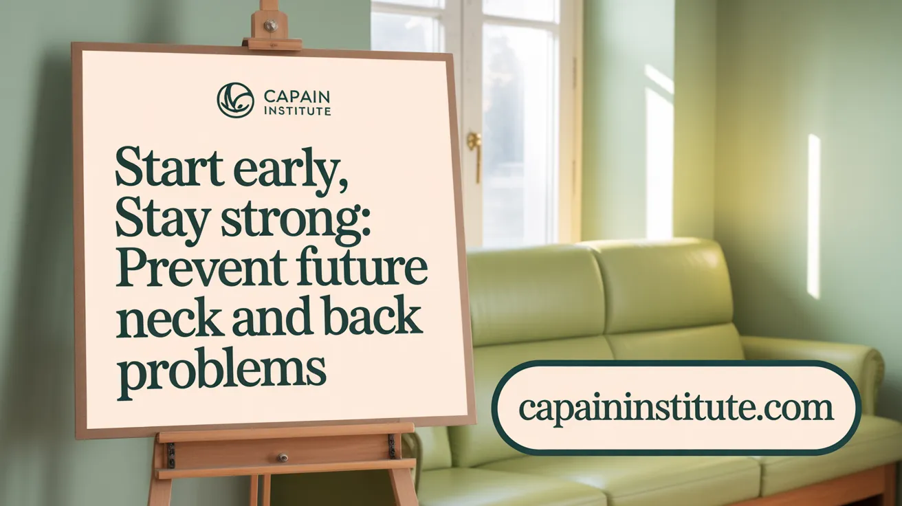 Start Early, Stay Strong: Prevent Future Neck and Back Problems